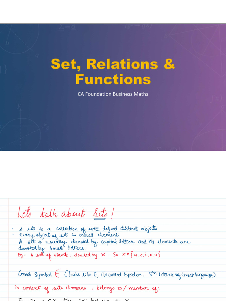 Sets With Ink | PDF