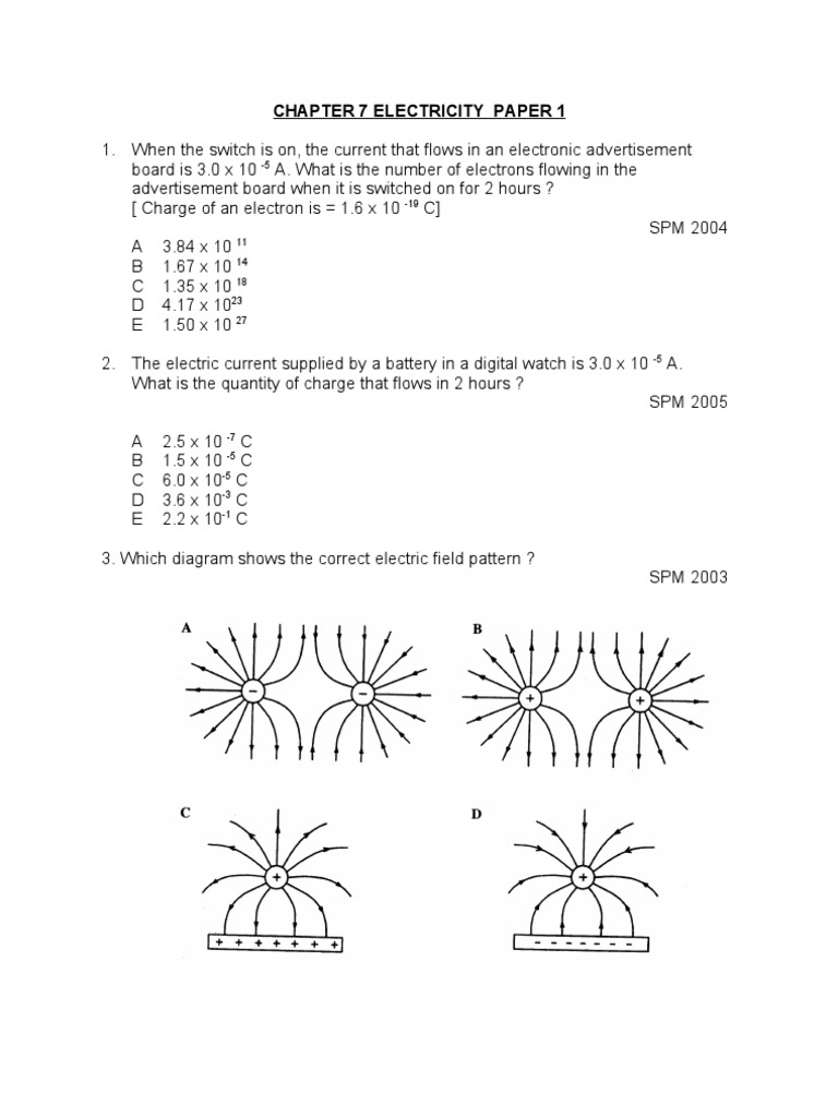 Electricity Question | PDF