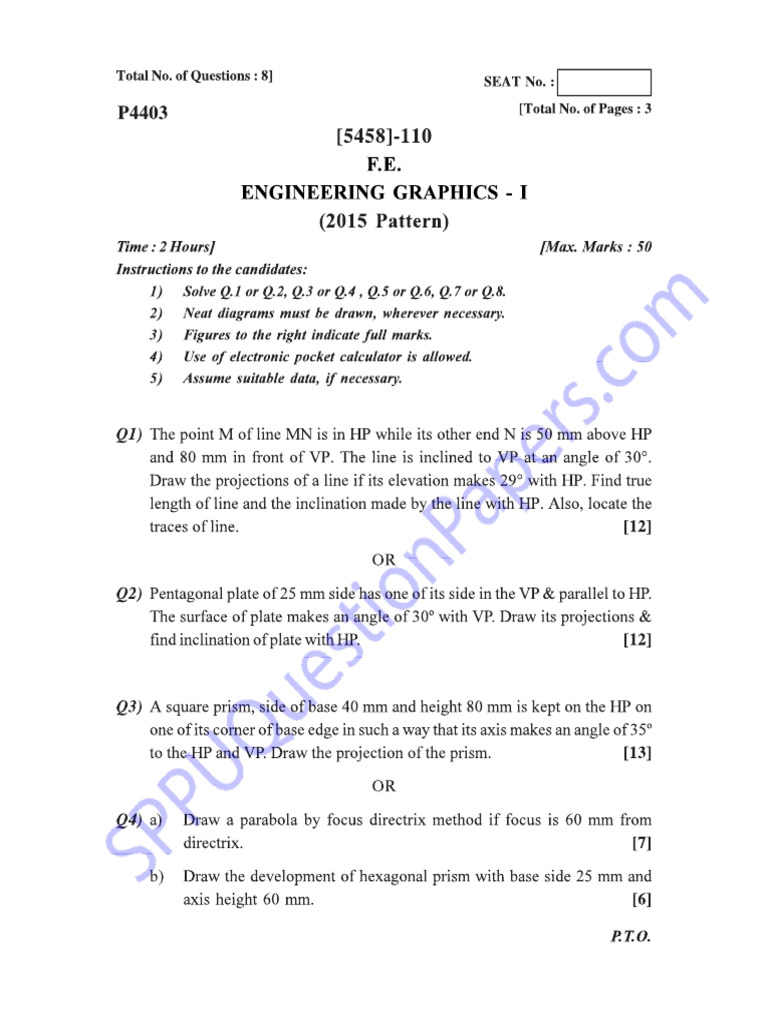 Be First Year Fe Engineering Semester 1 2018 November Engineering ...