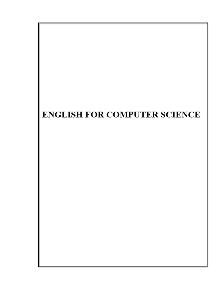 English For Computing Chapter-1 | PDF | Computer Terminal | Computer ...