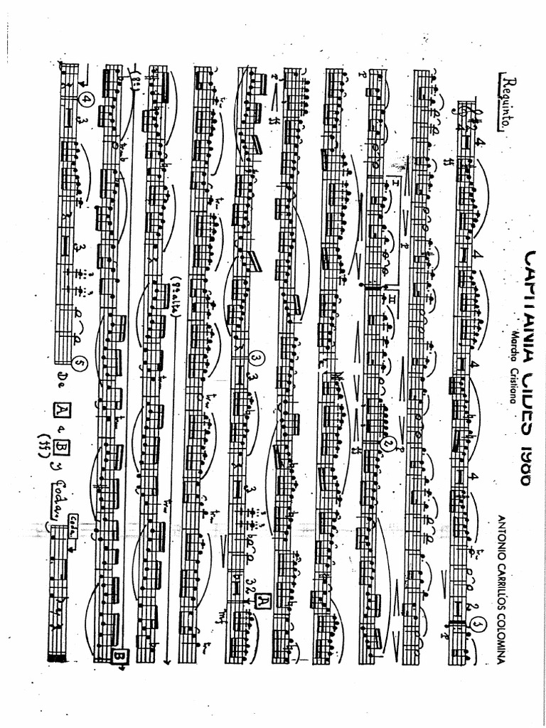Capitanía Cides 1986 - Requinto | PDF