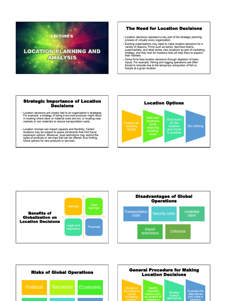 Location Planning and Analysis Strategies | PDF | Geographic ...