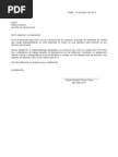 Modelo carta renuncia