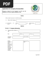 PACRA Form 3 Business Registration Guide | PDF | Companies | Privately ...