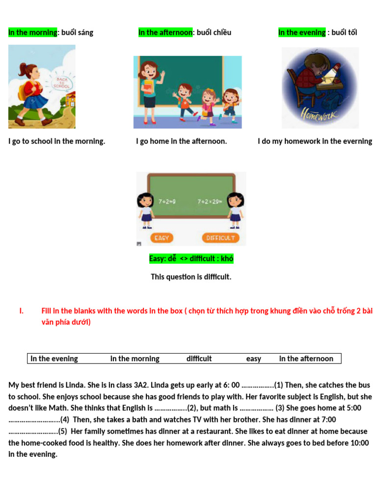 Vocab and Practice Conversation 2 | PDF