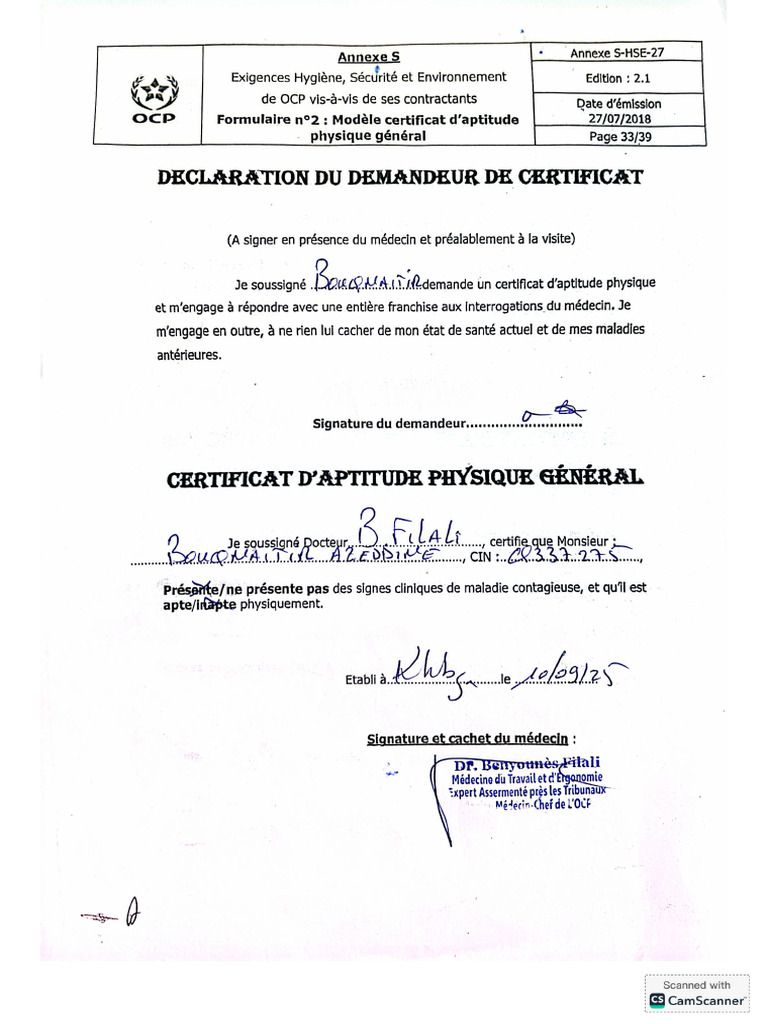 Certificat | PDF