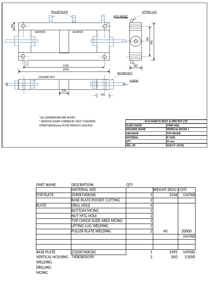 Top Frame Specifications and Costs | PDF