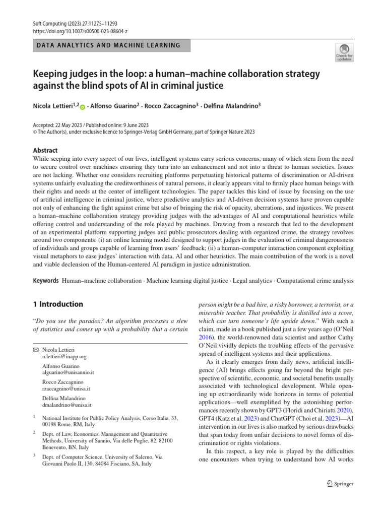 Ai- Cjs- Human Machine Collab | PDF | Artificial Intelligence ...