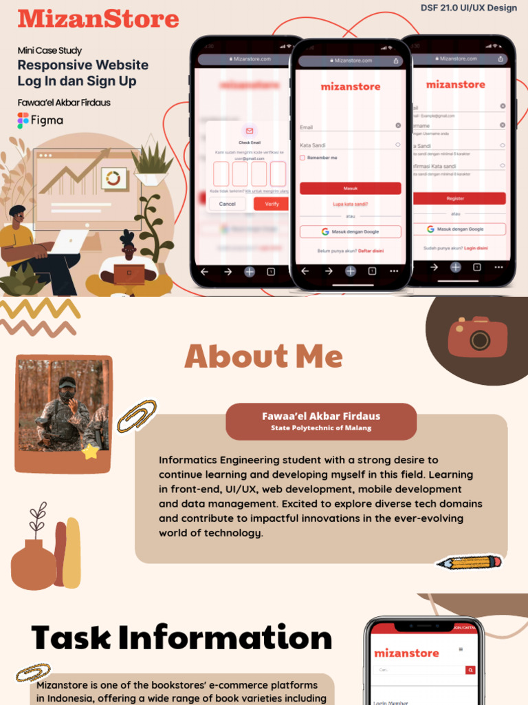 Final Project UI - UX Design - Digital Skill Fair 21.0 | PDF | Password ...