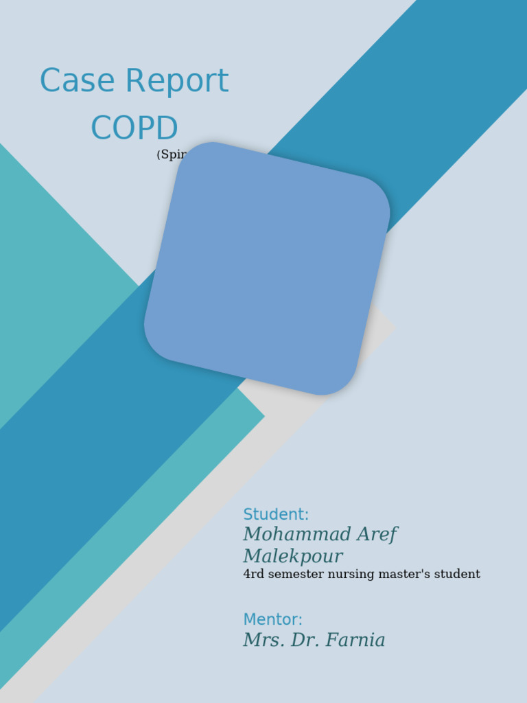 Assessment Mohammad Aref Malekpour Spirometry (Copd) | PDF