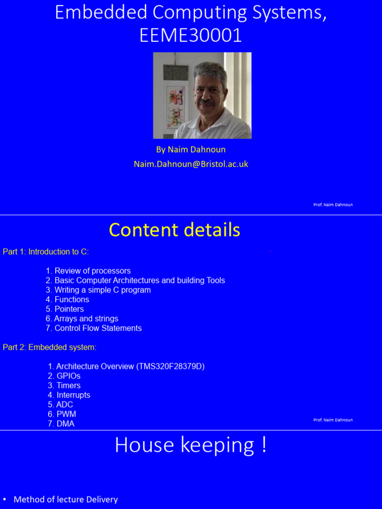 Embedded Computing Systems Overview | PDF
