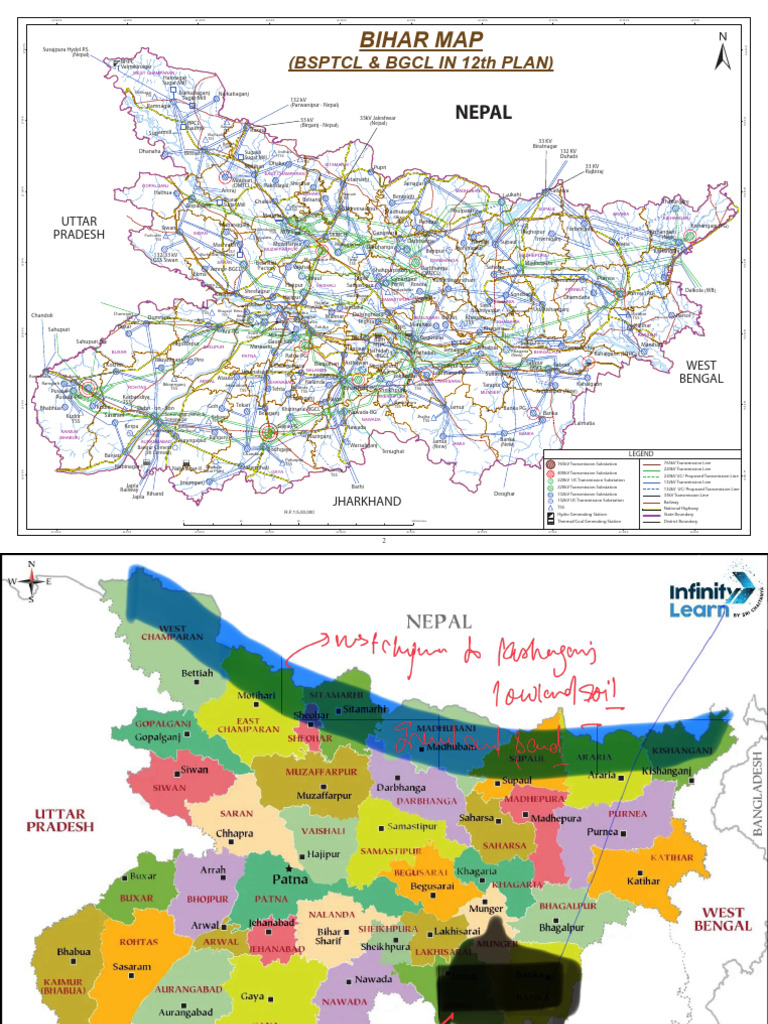 33 kV and 132 kV Transmission Lines Map | PDF | Electricity | Electric ...