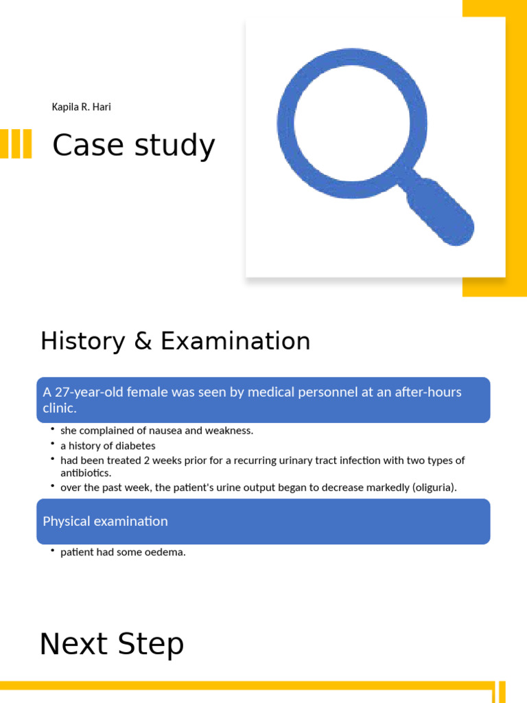 Renal Case Study | PDF | Kidney | Edema