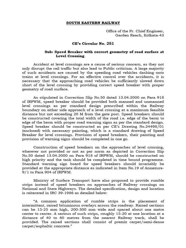 Cec 251 | PDF | Road | Rail Transport