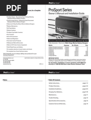 Pro Sport 12 Charger Battery Charger Battery Electricity
