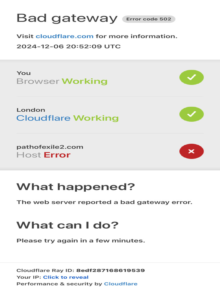Bad Gateway Error 502 Explained | PDF
