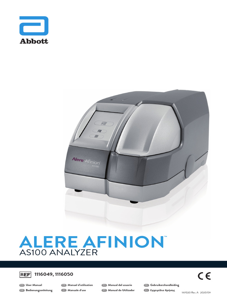 v05 Afinion AS100 Analyzer - User Manual EUR - 1 | PDF