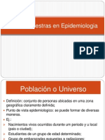 Uso de Muestras en Epidemiologia