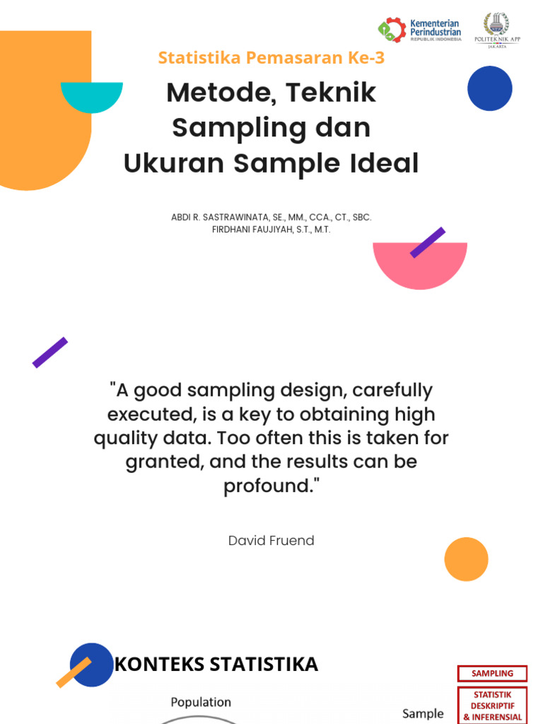 Metode Sampling dan Ukuran Sampel Ideal | PDF