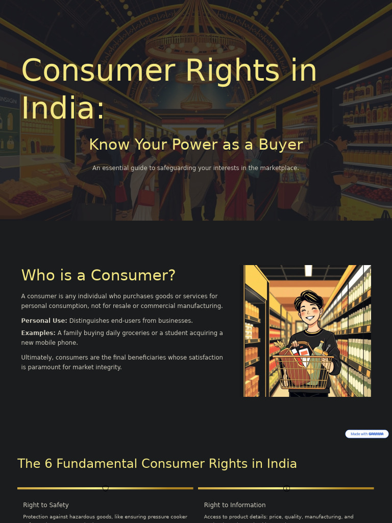 Consumer Rights Guide in India | PDF | Consumer Protection | False ...