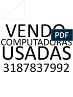 VENDO COMPUTADORAS