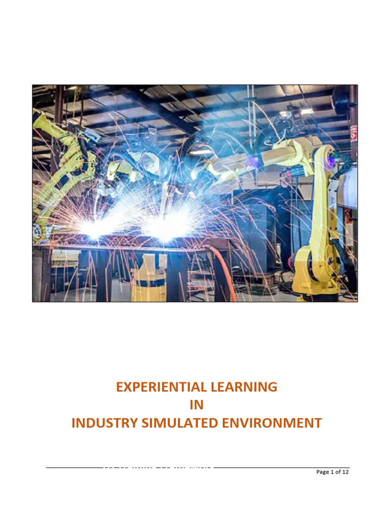 ITI Curriculum for Robot Operators | PDF | Welding | Construction