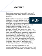 Enviro-Battery: Any Pair of Metals Separated by Any