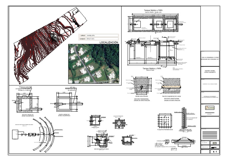 Diseño de Tanque Séptico y FAFA | PDF | Ingeniería hidráulica
