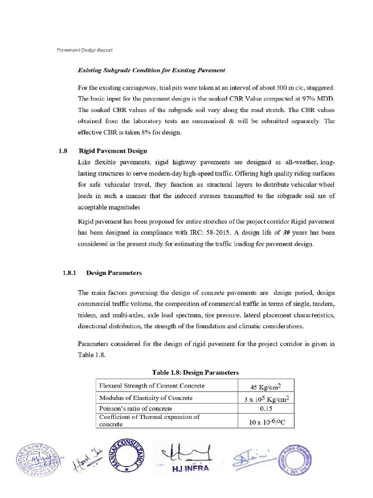 Final Pavement Design | PDF