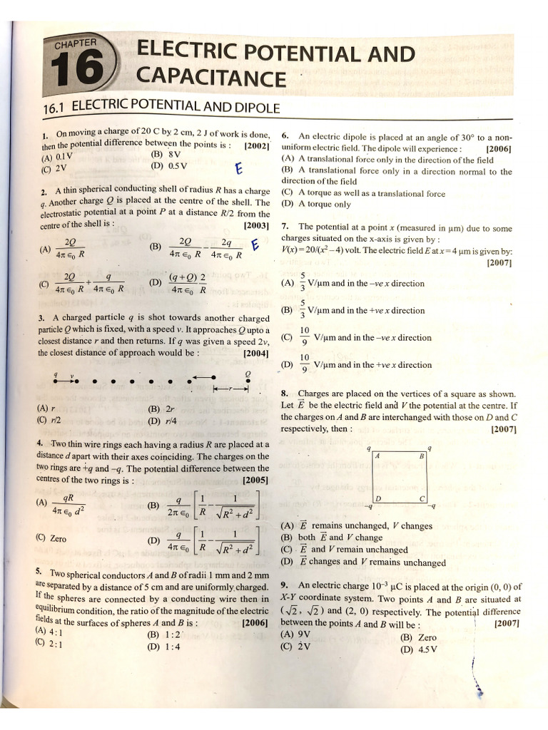 Electric Potential | PDF