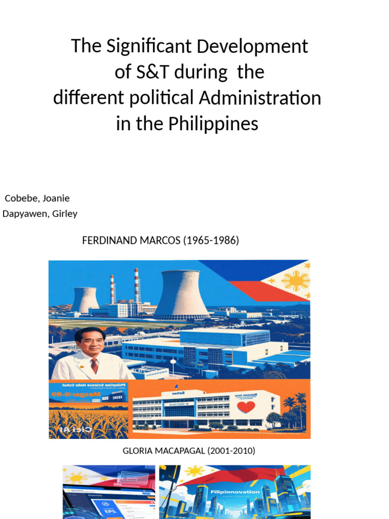 S&T Development in Philippine Politics | PDF