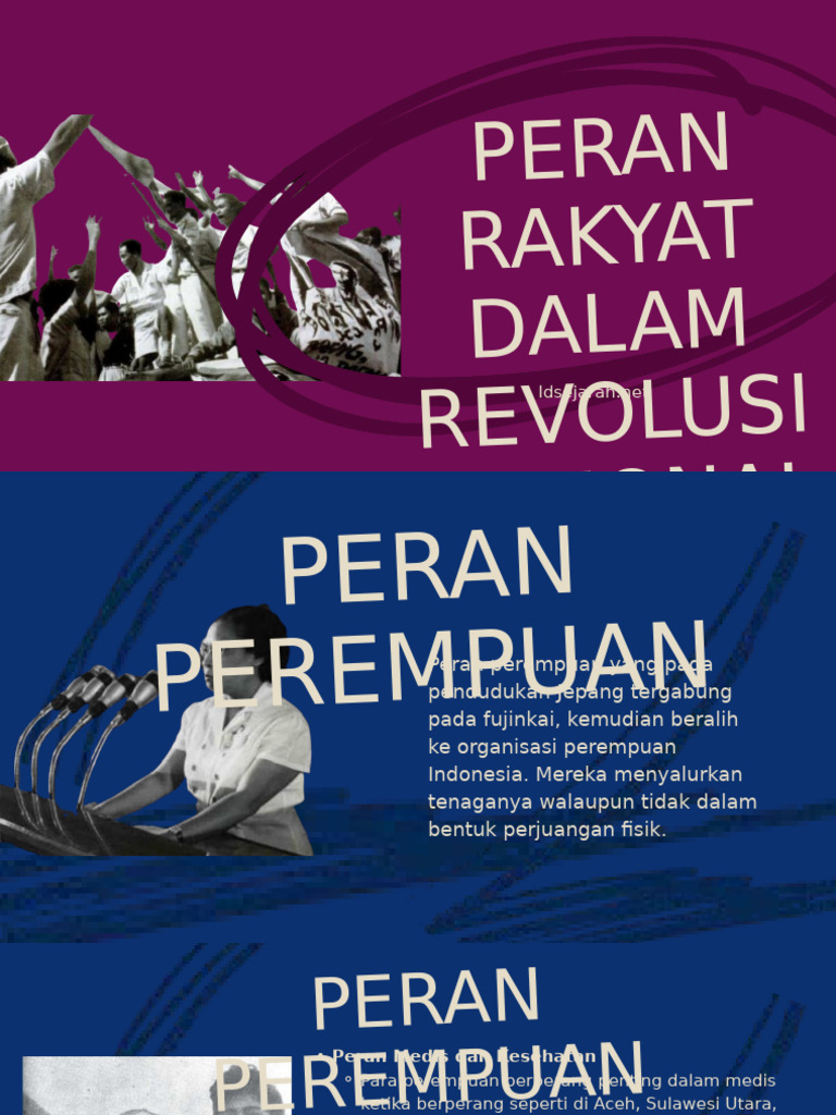 Peran Rakyat Dalam Revolusi Nasional | PDF