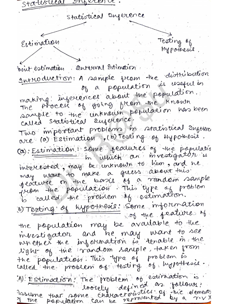 Statistical Inference Introduction | PDF