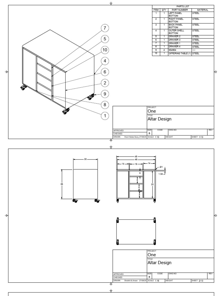 Altar Design Specifications | PDF