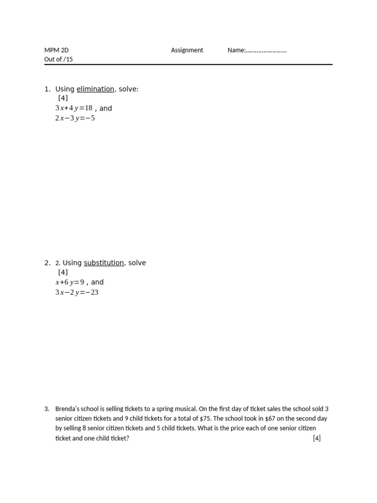 Grade 10 Assignment Online | PDF