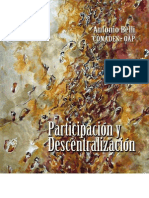 Participación y descentralización 2006