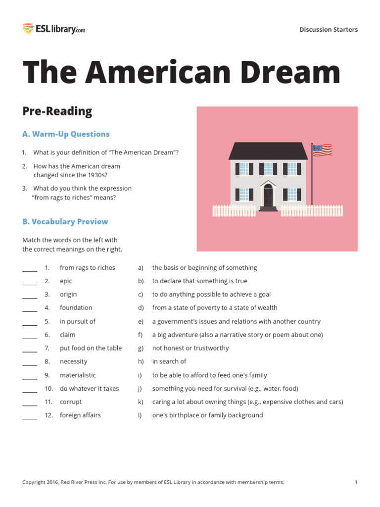 Understanding the American Dream | PDF | American Dream | Plural