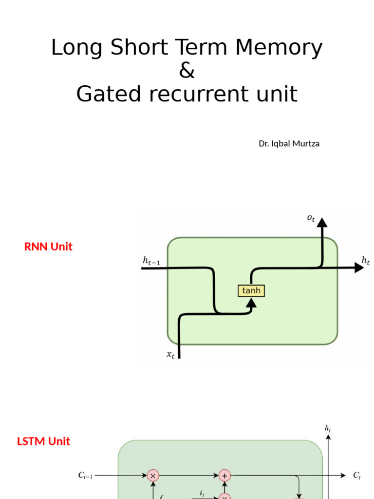 Understanding LSTM and GRU Mechanics | PDF | Statistical Classification ...