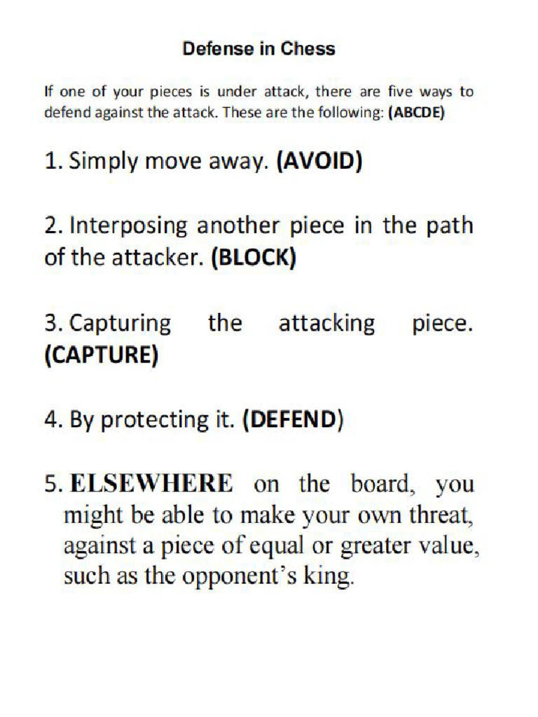7 - How To Defend in Chess | PDF