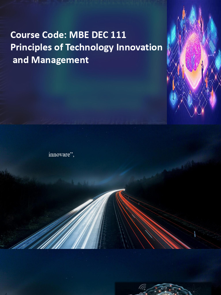 Understanding Innovation and Creativity | PDF | Innovation | Creativity