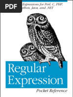 Regular Expression: Pocket Reference