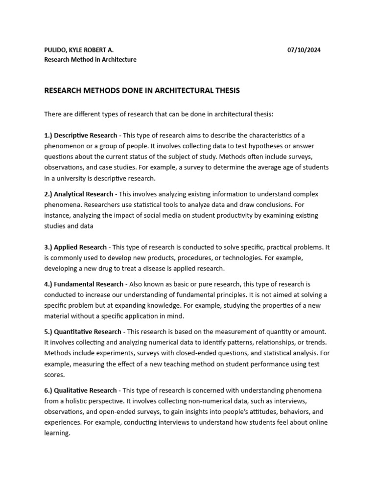 research-methods-for-architectural-thesis-pdf-methodology-statistics