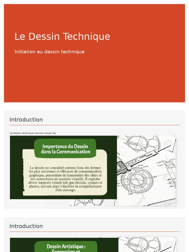 Introduction au Dessin Technique | PDF
