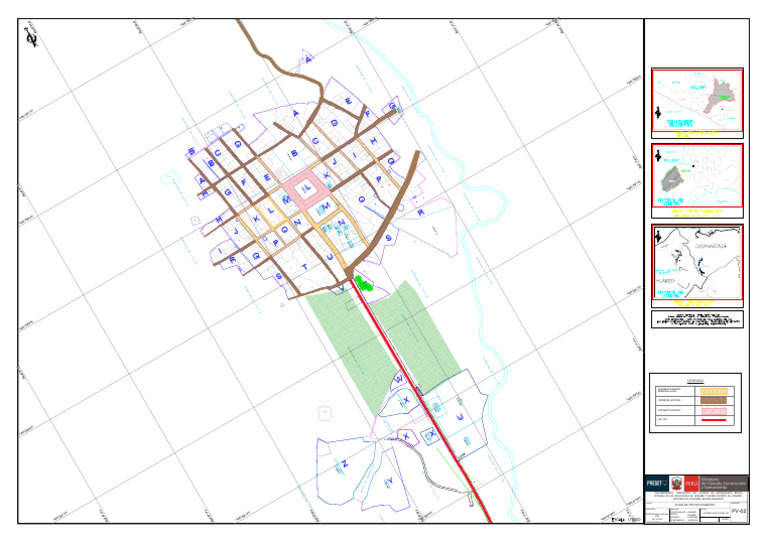 Plano de Calles A Intervenir-Pv-02 | PDF