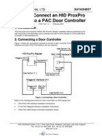 How To Connect An Hid Proxpro Reader To A Pac Door Controller