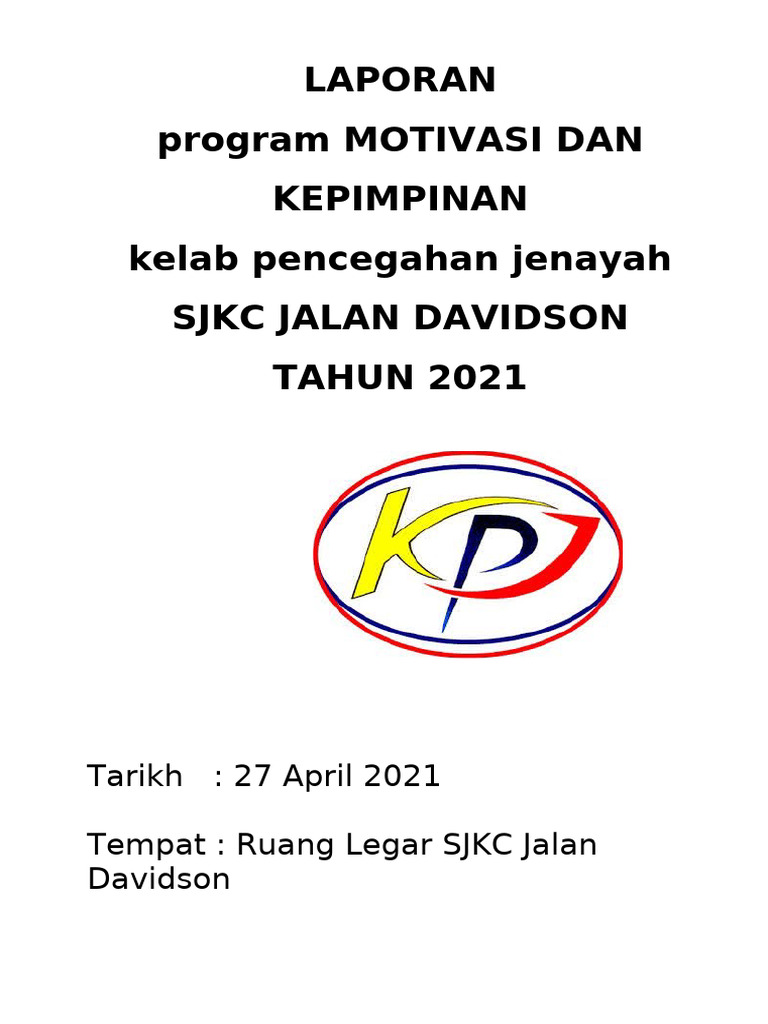 Laporan Program Motivasi KPJ 2021 | PDF