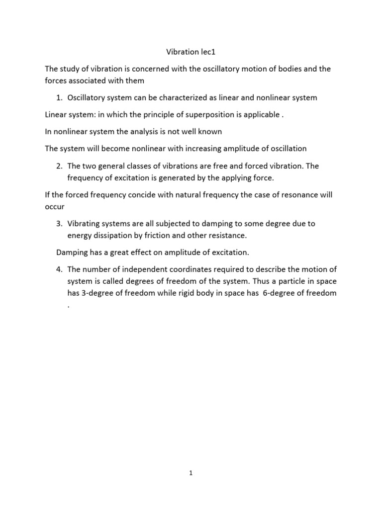 Vibration Analysis and Harmonic Motion | PDF | Damping | Oscillation