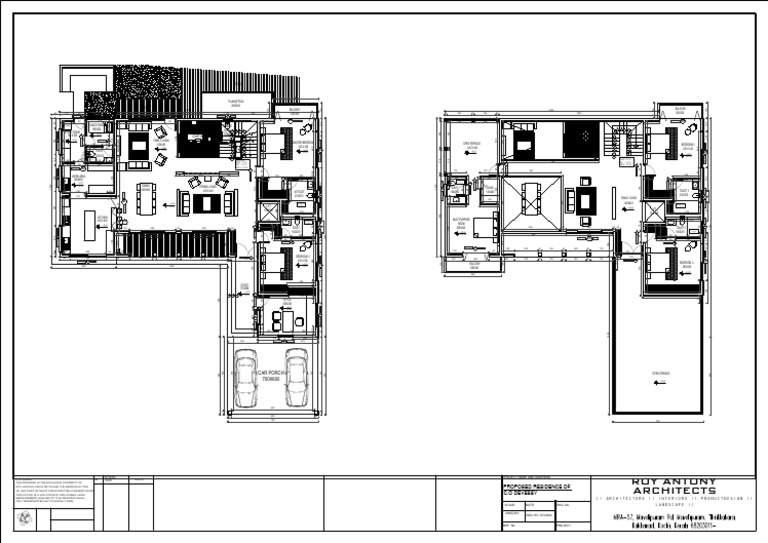 Detailed Floor Plan for Proposed Residence | PDF
