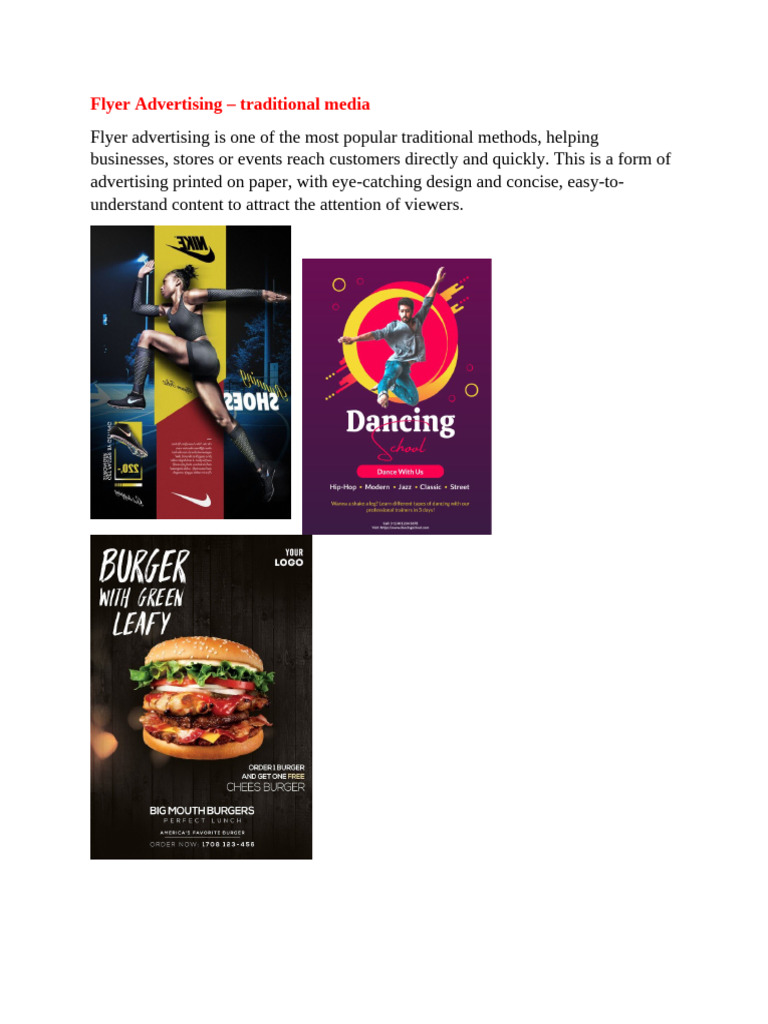Flyer Advertising | PDF