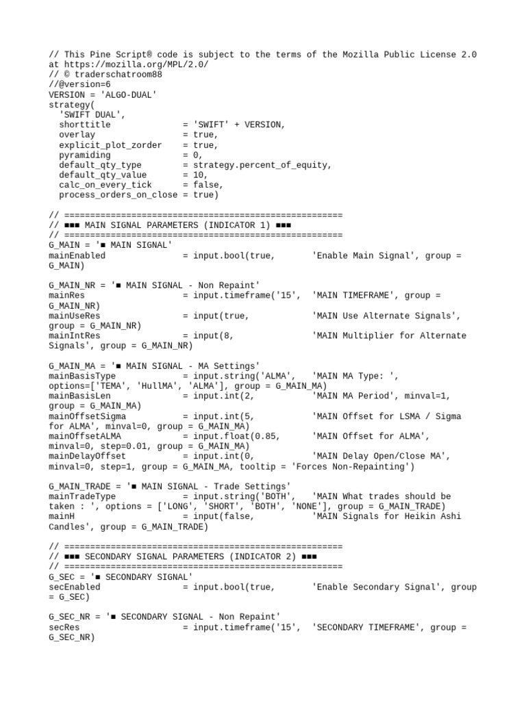 Swift Algo X Indicator PDF Download | PDF | Visual Cortex